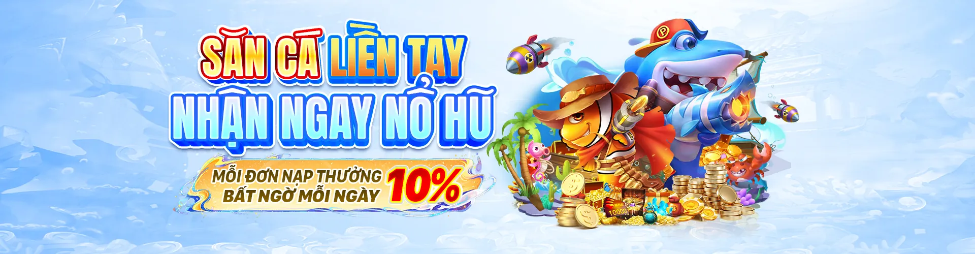 Hình ảnh chính MCW77 Nổ Hũ với các trò chơi slot và biểu tượng jackpot